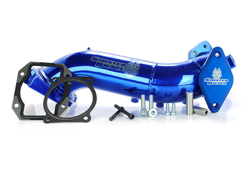 GMC 2500 Intake Elbows - Sinister Diesel - High-Gloss Powder Coated - Sinister Blue - `11-`16 GMC 2500 Intake Elbows - Sinister Diesel - High-Gloss Powder Coated - Sinister Blue - `11-`16